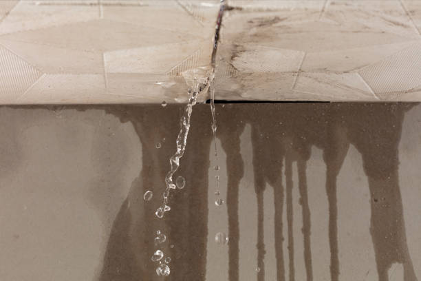 Professional Burst Pipe Cleanup technician working in New Vineyard, ME